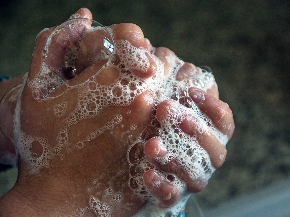 antibacterial handwash showing the dilemma of good and bad bacteria
