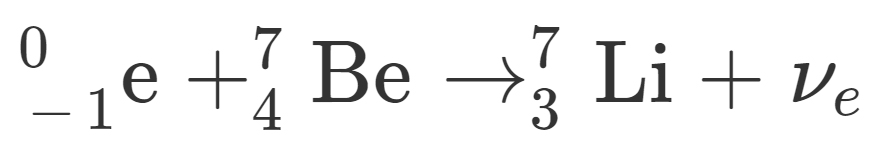 beryllium-to-lithium-beta-decay
