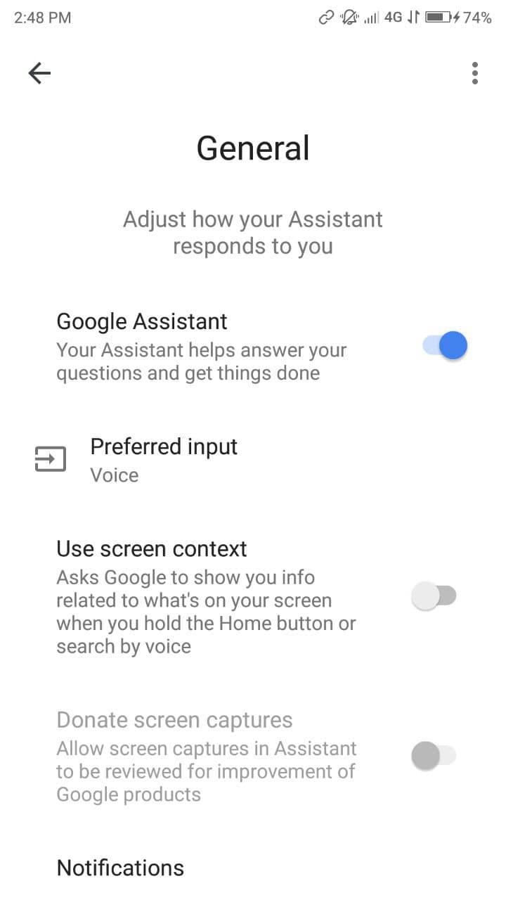 How to turn Google Assistant off?